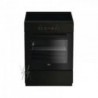 TRUST CUISINIERE 3GAZ+1ELEC BLK 60*60 TSOC-658BL