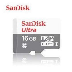 Carte Mémoire SANDISK Micro-SD 16GB CLASSE 10