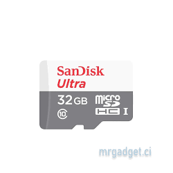 Carte Mémoire SANDISK Micro-SD 32GB CLASSE 10